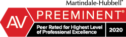 AV Preeminent Rating, 2020